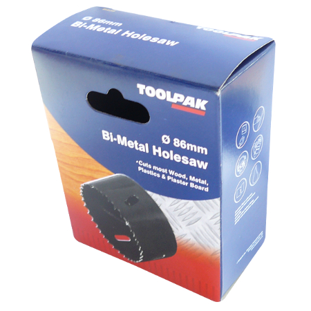 Holesaw Bi- Metal 86mm Toolpak 